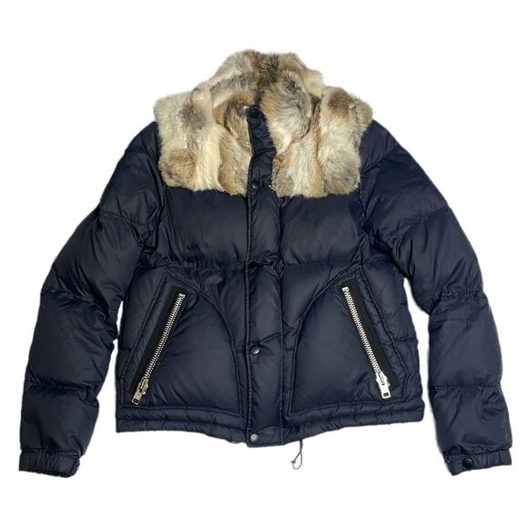 RNA Japanese Streetwear Down Puffer Fur Collar small medium - Picture 1 of 12